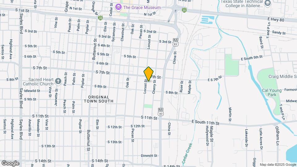 741 Locust St Map and Location Details