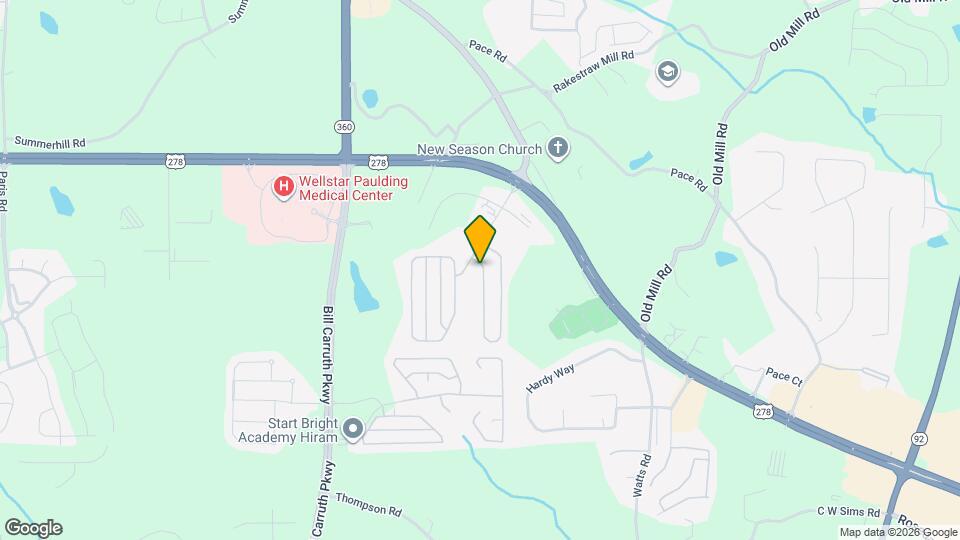 507 Highland Falls Dr Map and Location Details