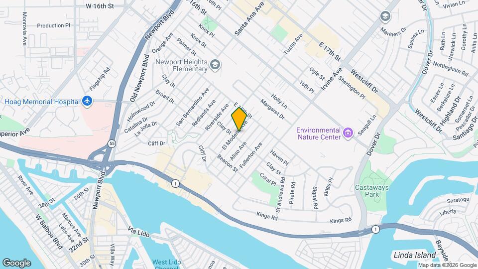 504 El Modena Ave Map and Location Details