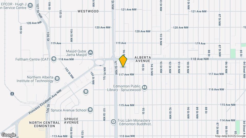 York Street Apartment Rentals Map and Location Details