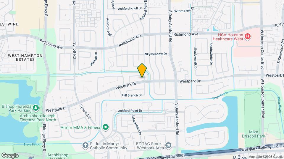 12704 Westpark Dr Map and Location Details