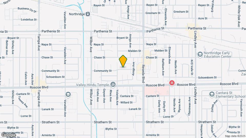 18635 Community St Map and Location Details