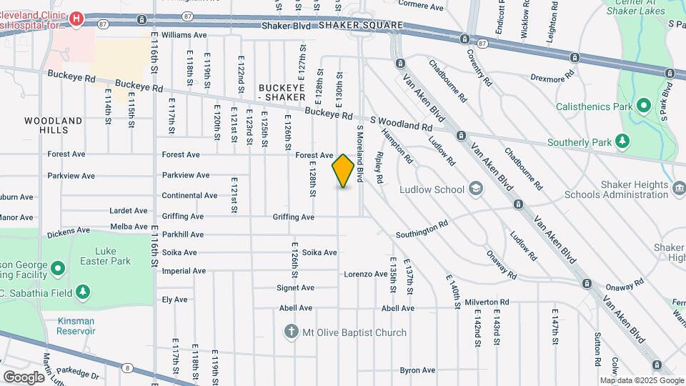 3029 E 130th St Map and Location Details