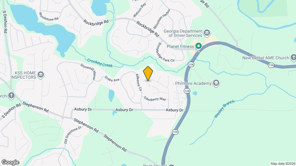 842 Asbury Trail Mapa y Detalles de la Ubicación