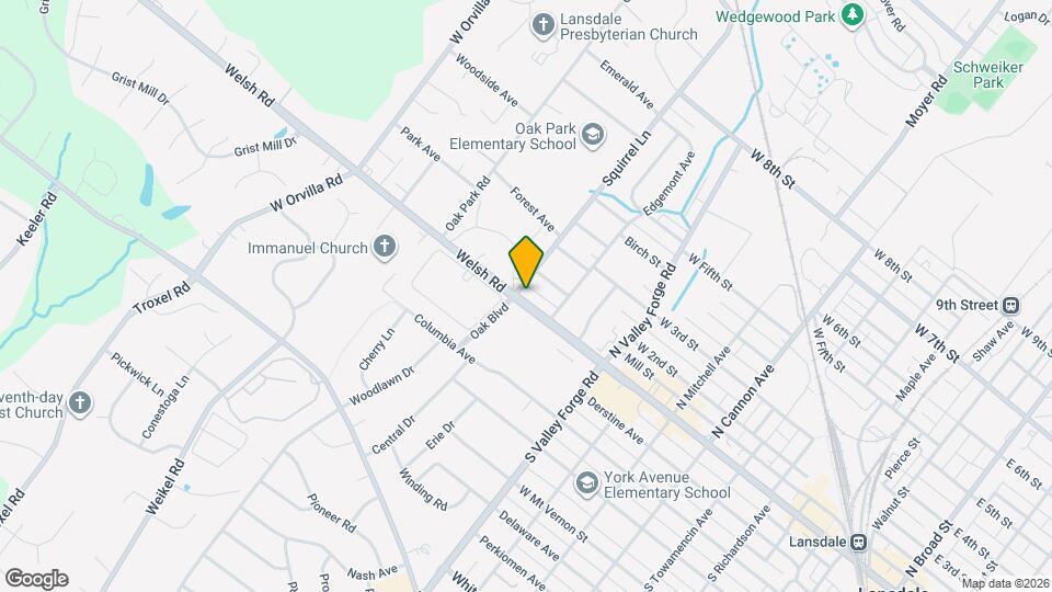 Oak Park Manor Map and Location Details