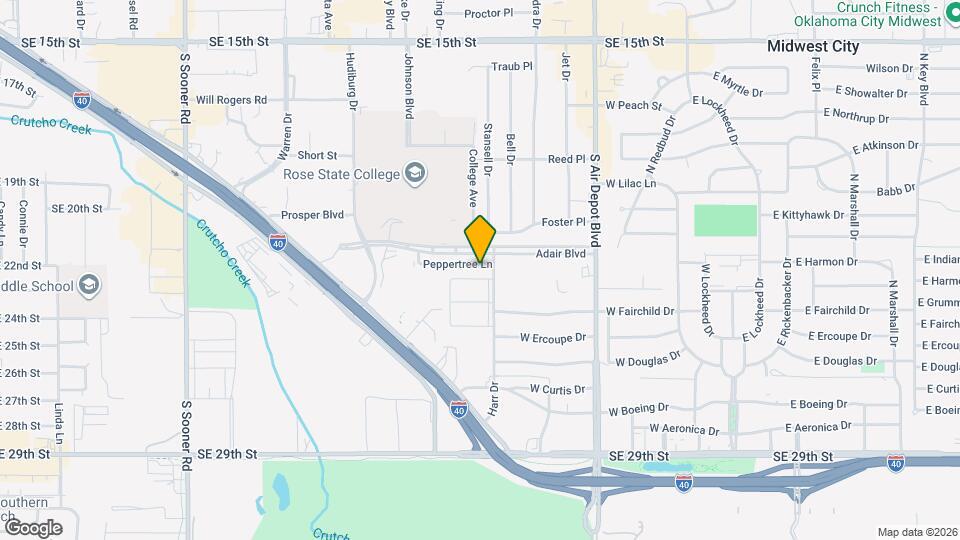 506 Peppertree Ln Map and Location Details