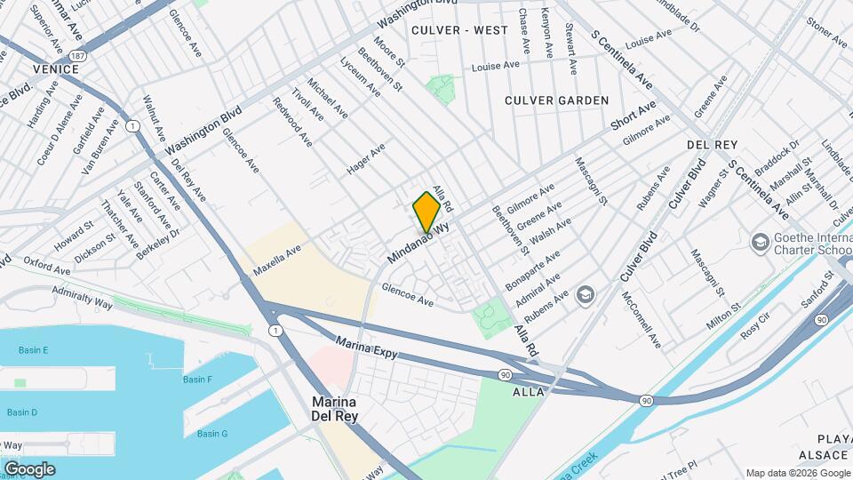 13044 Mindanao Wy Map and Location Details