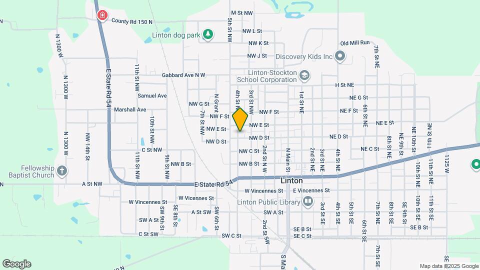 421 4th St NW, Unit 421 NW 4th st., Linton Map and Location Details