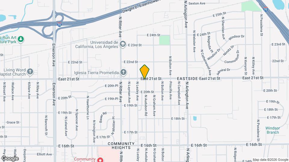 5617 East 21st St Map and Location Details