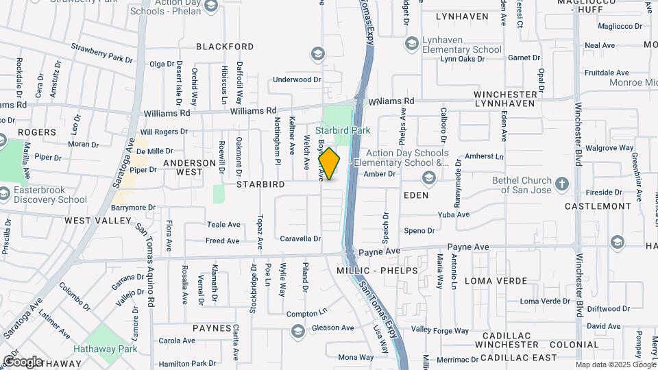 3687 Waterbury Ct Mapa y Detalles de la Ubicación