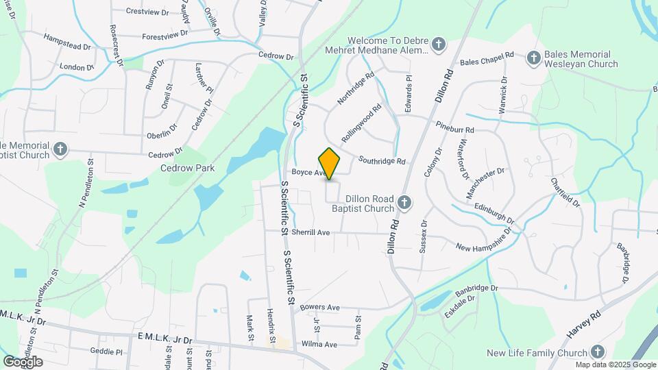 400 Amberly Dr Mapa y Detalles de la Ubicación