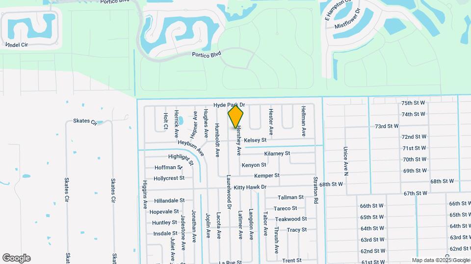 6137 Hershey Ave Map and Location Details
