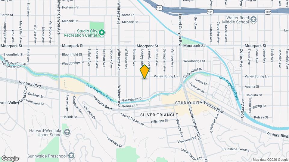 4142 Shadyglade Ave Map and Location Details