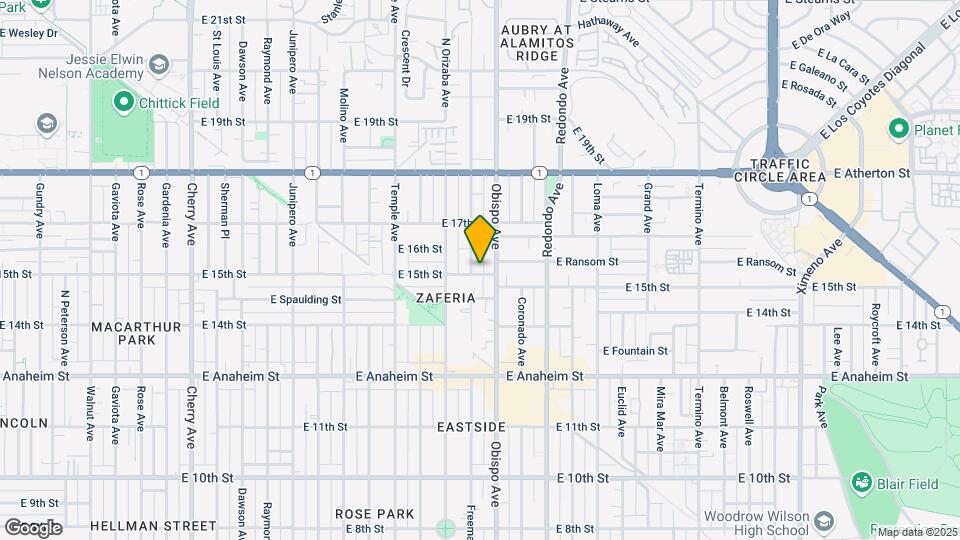 1502 Freeman Ave Map and Location Details