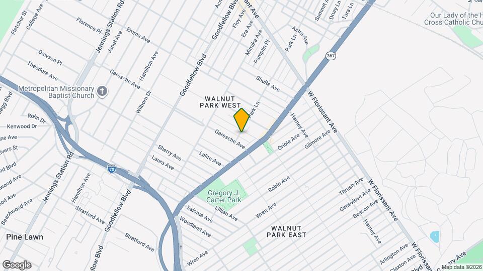 5944 Thekla Ave Map and Location Details