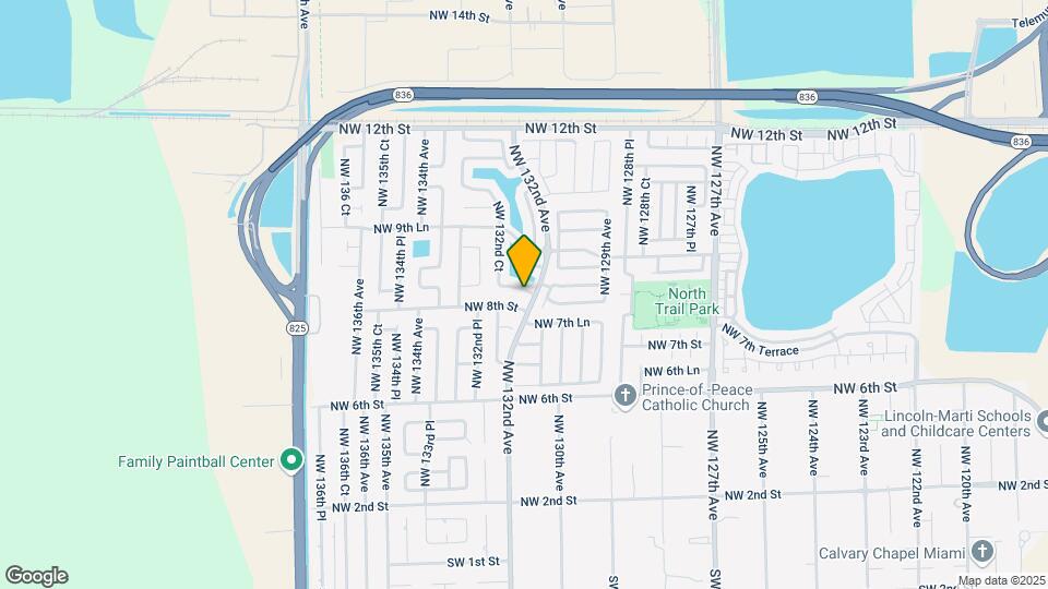 13206 NW 8th Ter Map and Location Details
