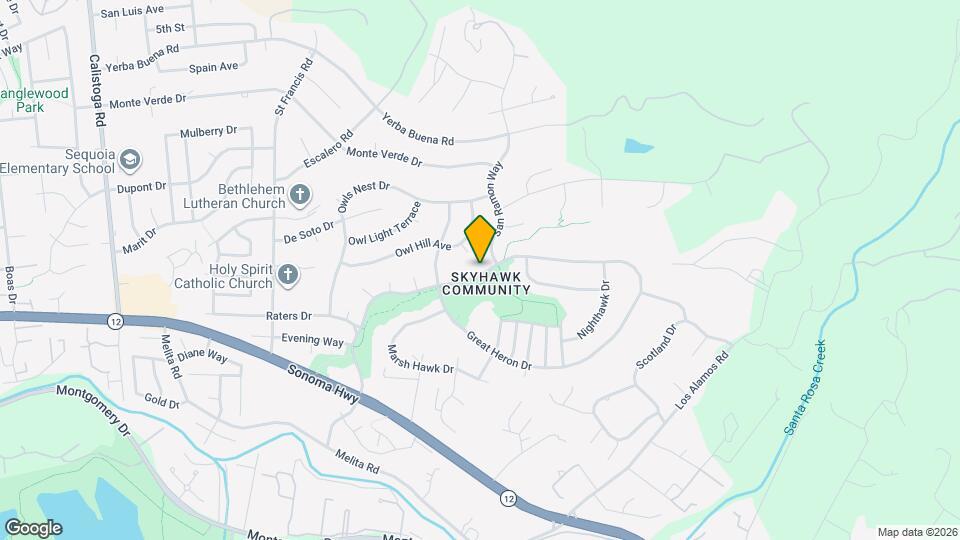 5863 Mountain Hawk Dr Map and Location Details