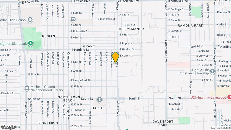 6045 Cherry Ave Map and Location Details