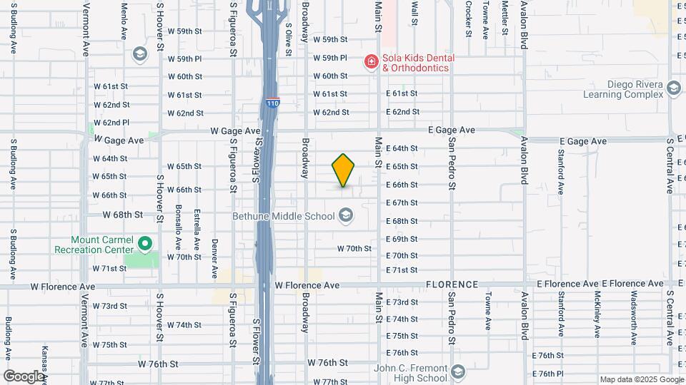 162 W 66th St Map and Location Details