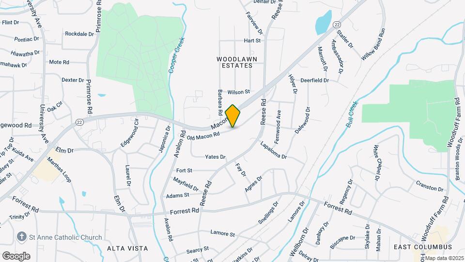 4312 Old Macon Rd Map and Location Details