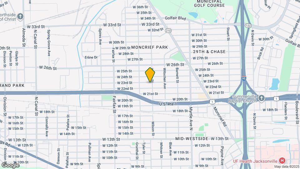 1548 W 23rd St Mapa y Detalles de la Ubicación