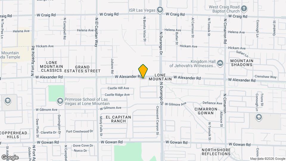 3936 Gold Point St Map and Location Details