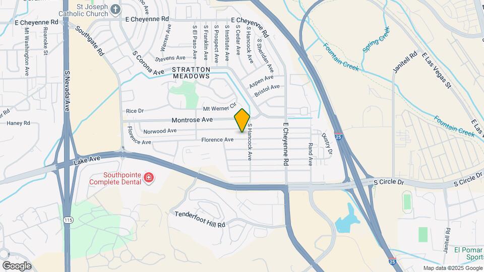 1136 Florence Ave Map and Location Details