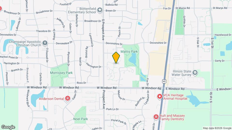 2109 Melrose Dr Map and Location Details