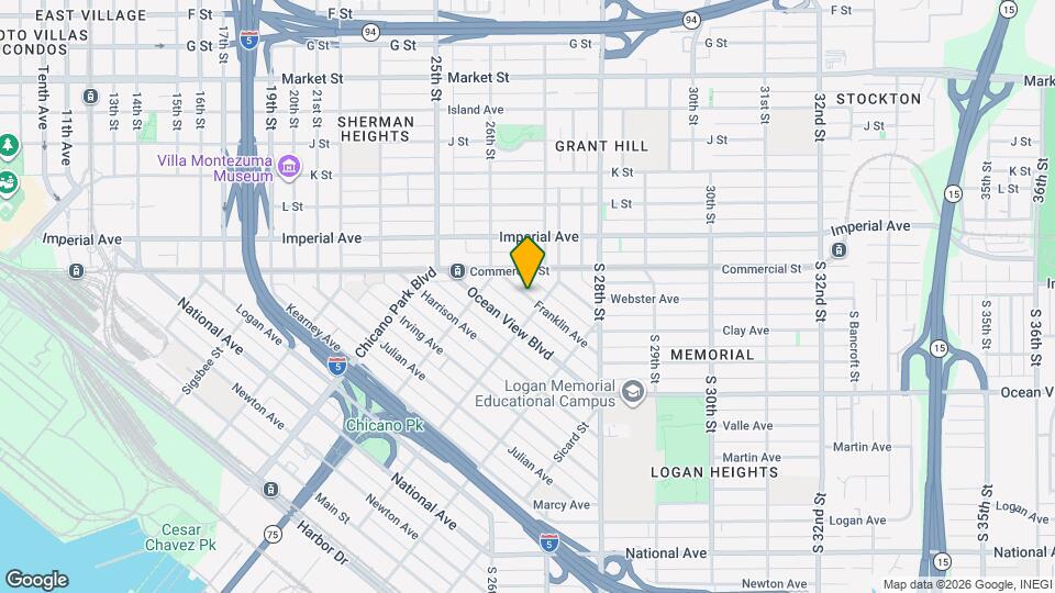 2073 Franklin Ave Map and Location Details