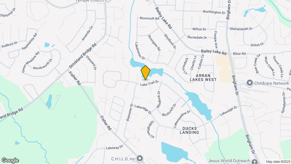 6224 Lake Trail Dr Map and Location Details