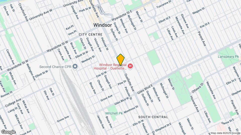 1011 Ouellette Ave Map and Location Details
