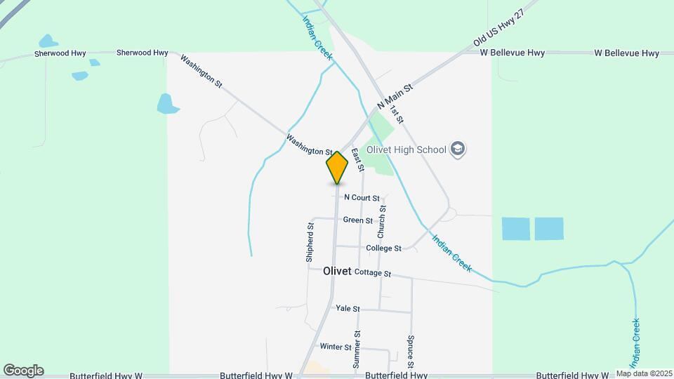 132 S Main St, Unit Upper Map and Location Details