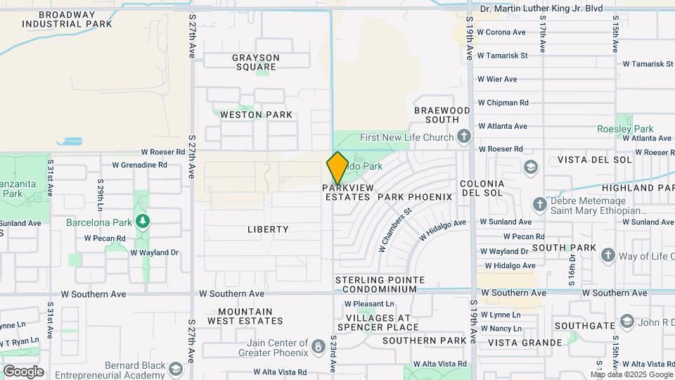 2251 W Roeser Rd Map and Location Details