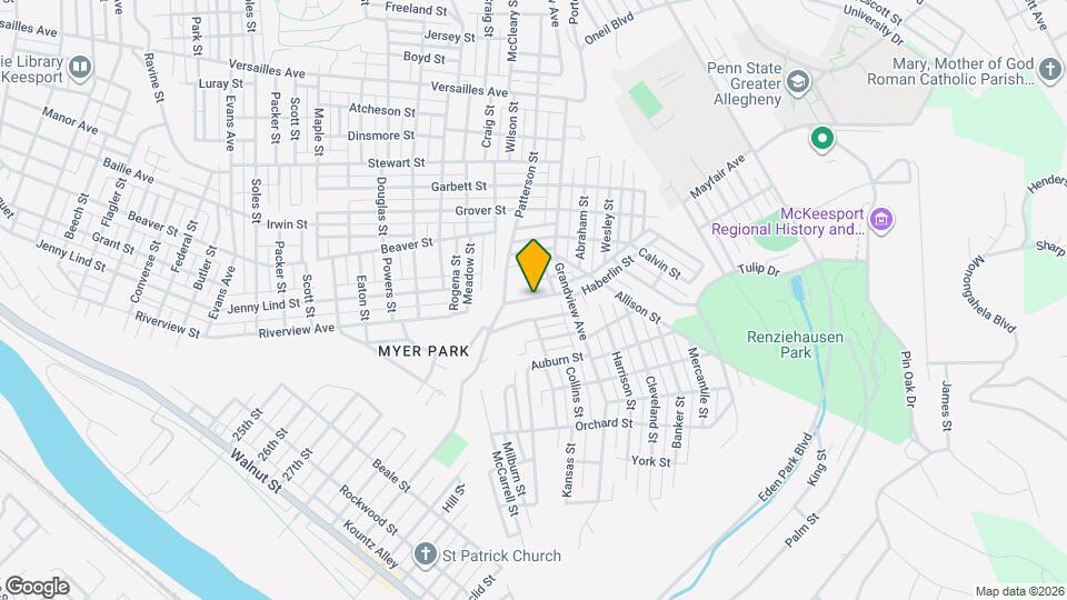 3422 Steele St Mapa y Detalles de la Ubicación