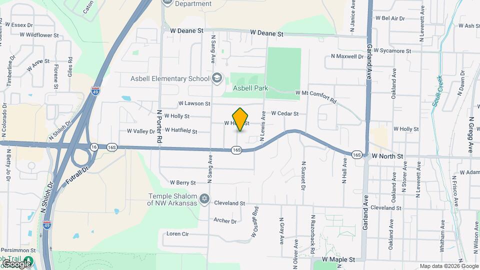 1206 N Vista Pl Mapa y Detalles de la Ubicación