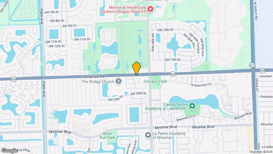 8989 SW 17th Ct Map and Location Details