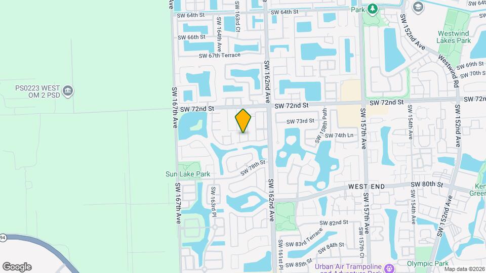 7451 SW 163rd Ct Map and Location Details