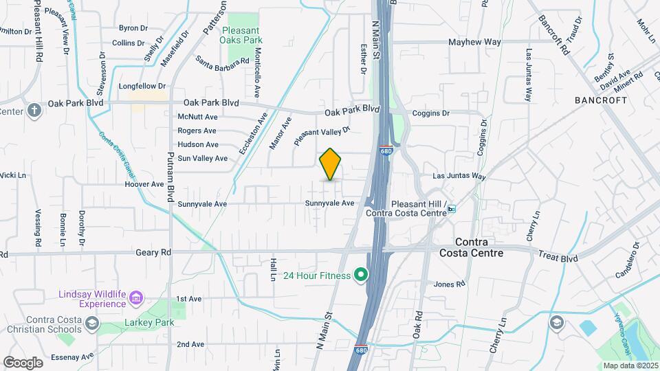 1544 Sunnyvale Ave Map and Location Details