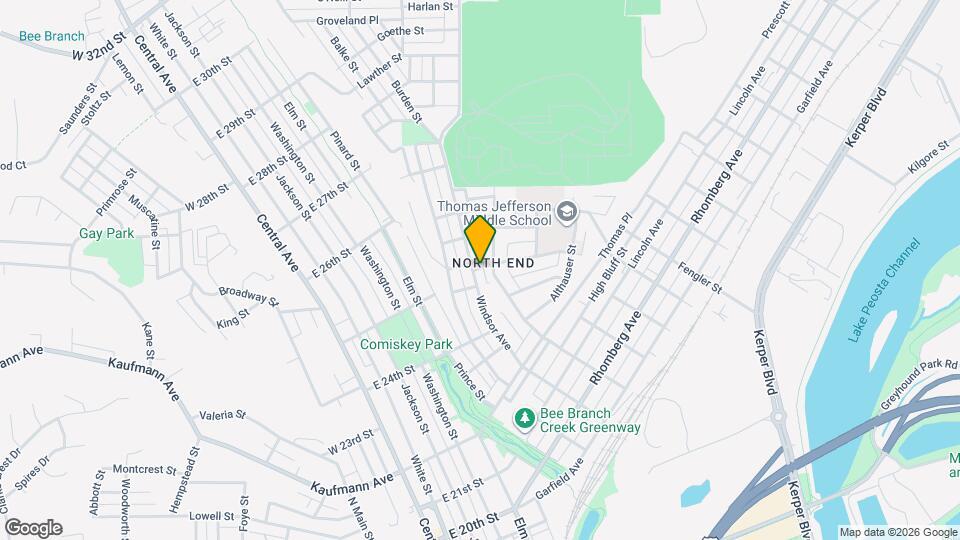 2508 Windsor Ave Mapa y Detalles de la Ubicación
