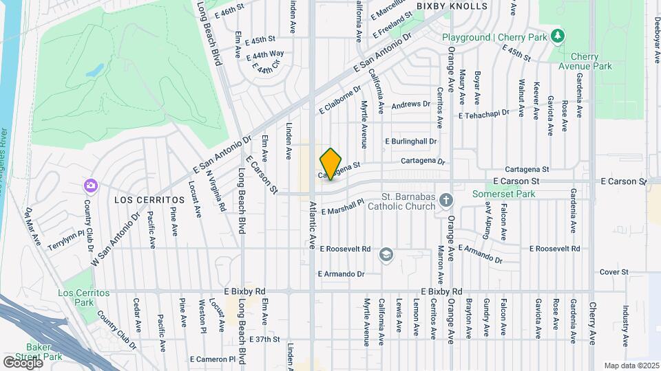 639 E Carson St Map and Location Details