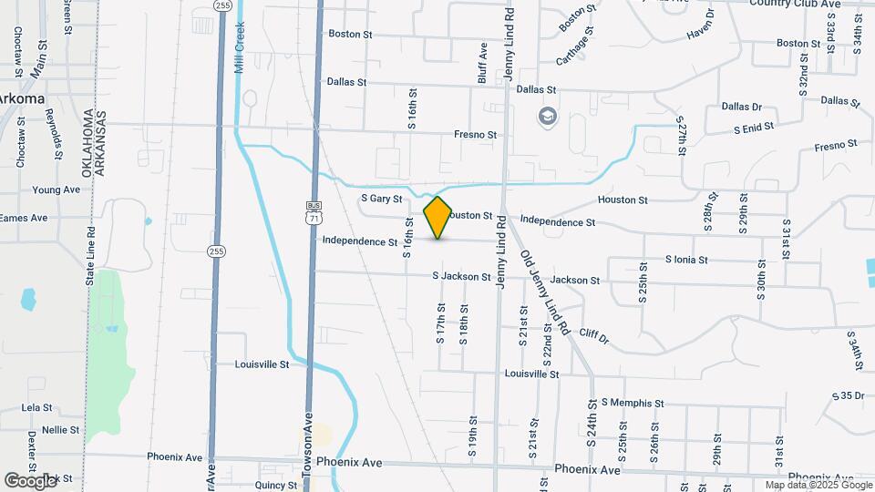 1702 Independence St Map and Location Details