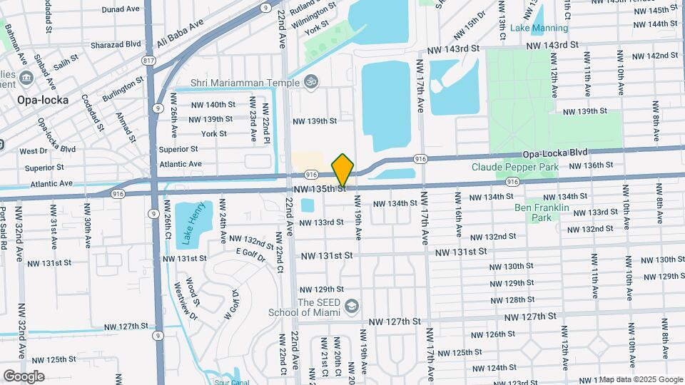 1940 NW 135th St Map and Location Details