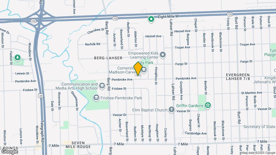 22418 Pembroke Ave Map and Location Details