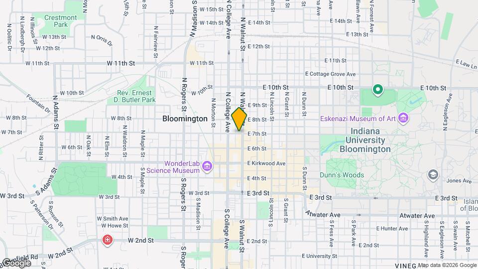 111 W 7th St Map and Location Details