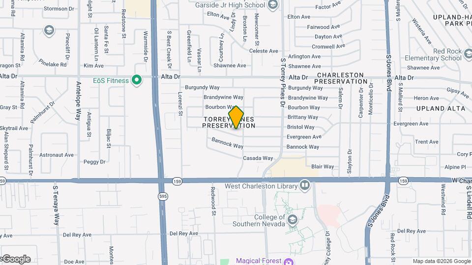 6508 Evergreen Ave Map and Location Details