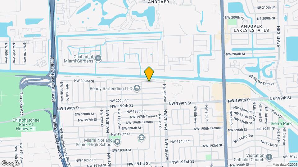 840 NW 202nd St Map and Location Details