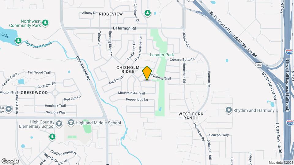 1416 Kingfisher Dr Map and Location Details