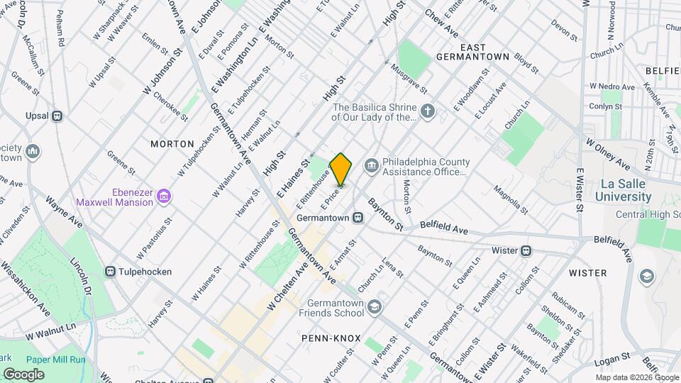 218 E Price St Mapa y Detalles de la Ubicación