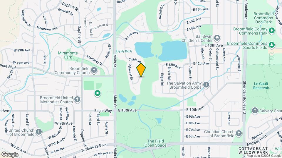 1152 Clubhouse Dr Map and Location Details