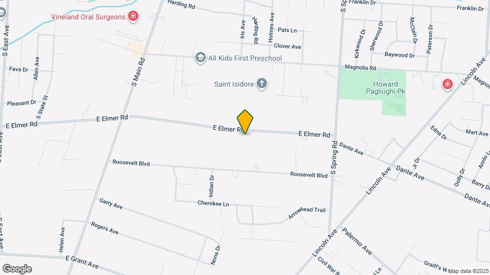 1595 E Elmer Rd Map and Location Details